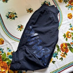 Y2K Zumba Fitness Navy Blue Athletic Capri Shorts Lightweight Baggy Workout Gear